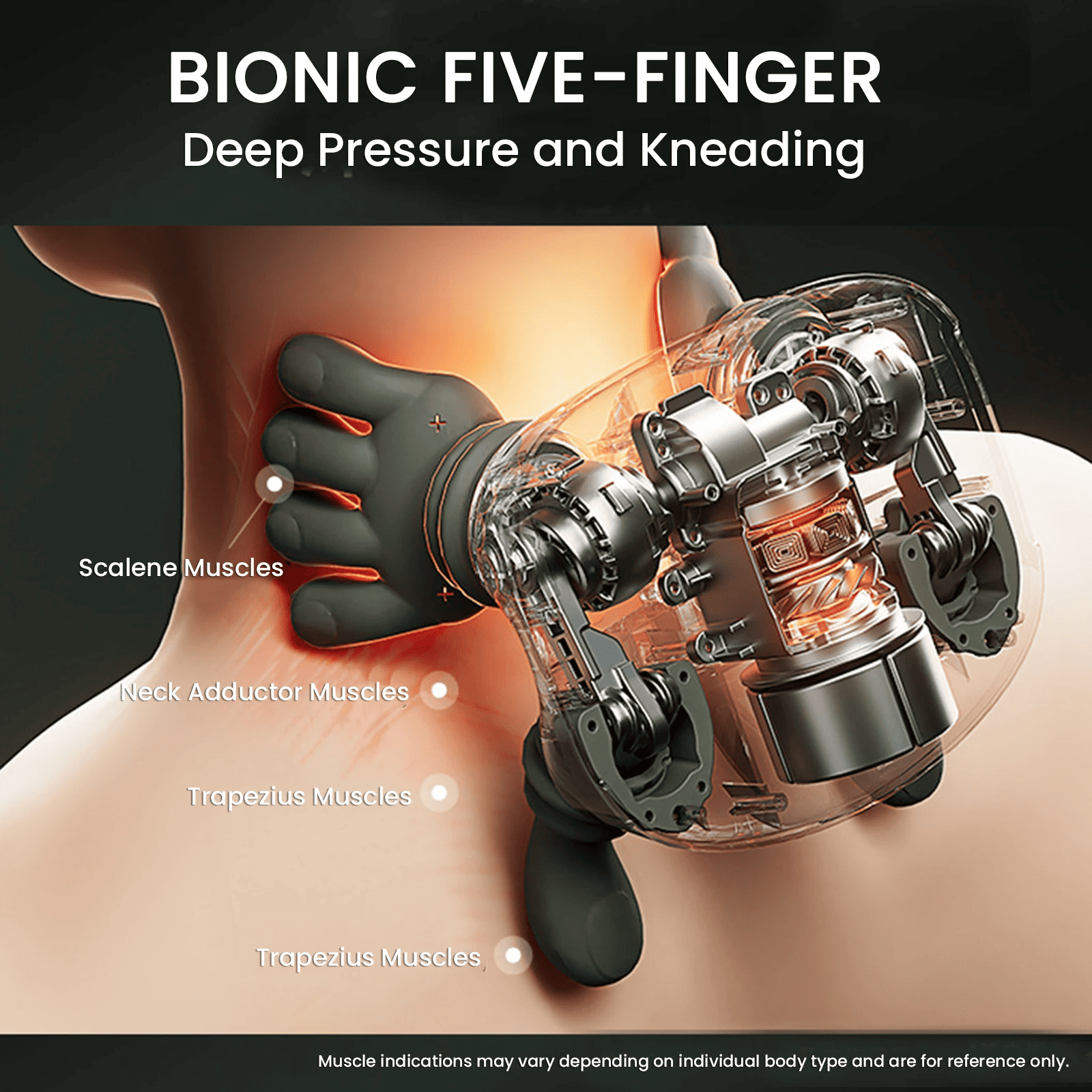Massage Machine Bionic Electric Heated Fatigue Relief Relax Muscles