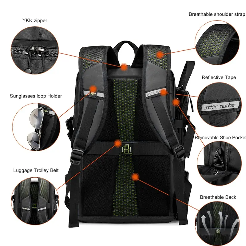 Arctic Hunter B00391 Sport Casual Backpack