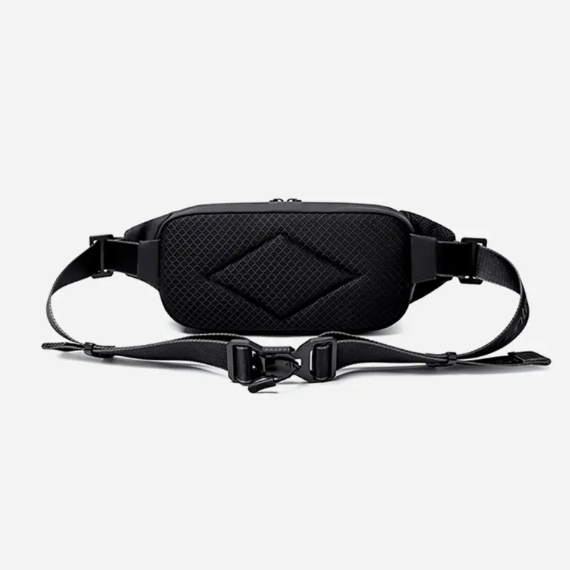 Arctic Hunter YB00043 Small Cross Body Waist Pouch with Adjustable Buckle PU Coated Watter Resistant Shoulder bag