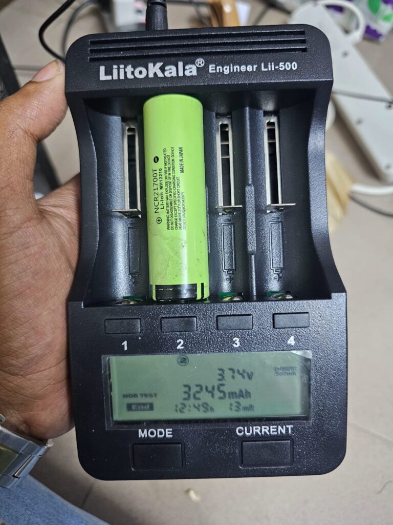 NCR21700T Rechargeable 3.7V 3500mAh Li-ion Battery (Made in Japan)